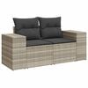 vidaXL Garden Sofa Set Light Grey, Dark Grey
