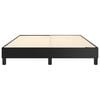 vidaXL Bed Frame Black Faux leather, plywood, engineered wood