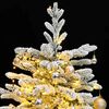 vidaXL Artificial Hinged Christmas Tree 150 LEDs & Ball Set 59.1"