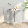 vidaXL Sideboard Concrete grey Engineered wood Medium Sideboard