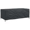 vidaXL Furniture Cover Plain Black 86.61 x 43.31 x 27.56 in 210D