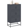 vidaXL Sideboard Anthracite Steel Medium Sideboard Rectangular