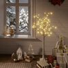 vidaXL Christmas Tree White Plastic Small Christmas Tree Other