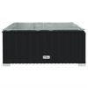 vidaXL Garden Lounge Set Black