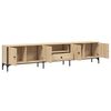 vidaXL TV Cabinet Sonoma Oak Engineered Wood, Metal Large TV Cabinet