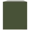 vidaXL TV Cabinet Olive Green Cold-rolled steel Medium TV Cabinet