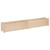 vidaXL Planter Set of 2 Natural pine wood Solid pinewood Large Durable