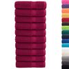 vidaXL Hand Towel Set of 10 Bordeaux 100% cotton 19.7 x 39.4 in