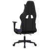 vidaXL Gaming Chair Black and Blue Faux leather, metal, plywood Adjustable