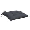 vidaXL Chair Cushion Set of 2 Anthracite Oxford fabric (100% polyester)