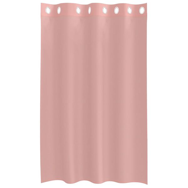 vidaXL Voile Curtains with Grommets 2 pcs Pink 55.1x68.9"