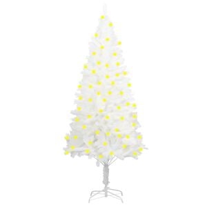 vidaXL Christmas Tree White Polyethylene 47.2 in Durable