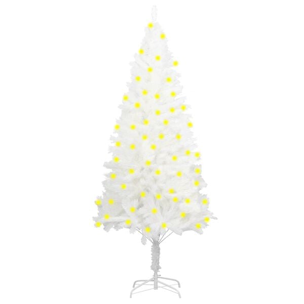 vidaXL Christmas Tree White Polyethylene 47.2 in Durable