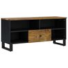 vidaXL TV Cabinet Honey Brown Solid Mango Wood Medium TV Cabinet