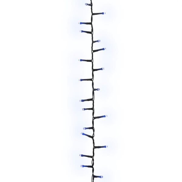 vidaXL LED String Blue Polyvinylchloride (PVC), copper Compact Relaxing