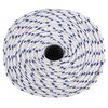vidaXL Boat Rope White 0.39 " 82.0 ' Polypropylene