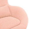 vidaXL Egg Chair Pink 24.80 x 28.74 x 35.43 in Fabric