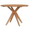 vidaXL Garden Dining Set Brown Solid Acacia wood Medium Stackable