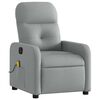 vidaXL Electric Massage Recliner Chair Light gray