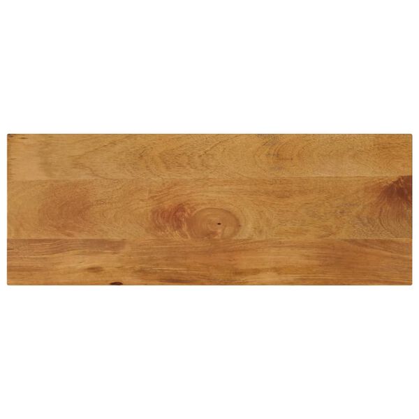 vidaXL Table Top 27.6"x11.8"x1" Rectangular Solid Wood Mango
