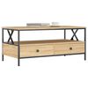 vidaXL Coffee Table Sonoma Oak Engineered Wood 39.4 in x 20.1 in x 17.7 in
