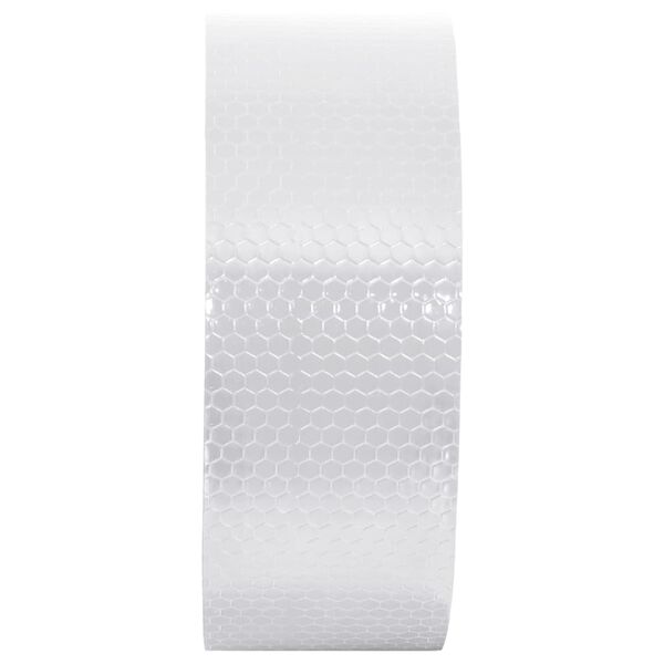 vidaXL Reflective Tape White 2.0 "x65.6 ' PVC