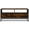 vidaXL Coffee Table Smoked oak Engineered wood, metal Medium