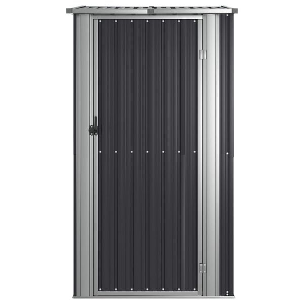 vidaXL Garden Shed Anthracite Galvanized steel 46.7x38.2x82.5 in