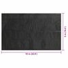 vidaXL Pool Cover Black Thick PE film with air chambers 32.8 x 16.4 ft
