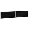 vidaXL Pallet Collars 2 pcs Black 39.4x39.4" Solid Wood Pine