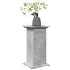 vidaXL Display Stand Concrete Gray Engineered Wood Compact Display Stand