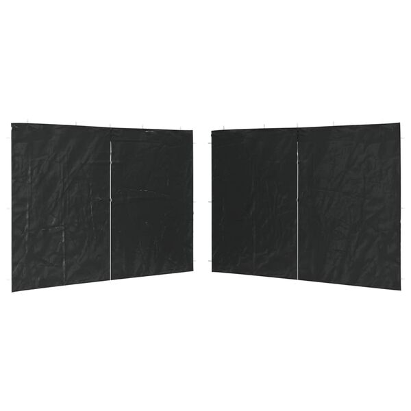 vidaXL Party Tent Sidewall Anthracite 100% PE Large