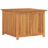 vidaXL Garden Storage Box Natural Wood Solid Acacia Wood 29.5x29.5x22.8 in