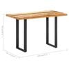 vidaXL Dining Table Multicolor Solid reclaimed wood Medium-sized table