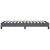 vidaXL Bed Frame Dark Gray Velvet, Plywood, Engineered Wood Twin XL