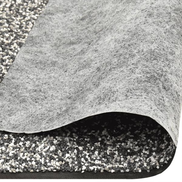 vidaXL Stone Liner Grey Nonwoven PP fleece, safe glue for drinking water