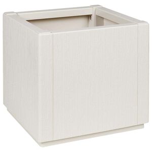 vidaXL Garden Planter White 36 x 36 x 35 cm Polypropylene