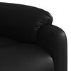 vidaXL Massage Recliner Chair Black Faux leather, Metal, Plywood Standard