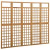 vidaXL 5-Panel Room Divider/Trellis Solid Fir Wood 79.3"x70.9"