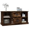 vidaXL TV Cabinet Smoked Oak Engineered Wood Medium TV Cabinet