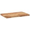 vidaXL Table Top Natural wood color Solid Acacia wood Small Durable