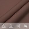 vidaXL Sunshade Sail Oxford Fabric Rectangular 8.2x11.5' Brown