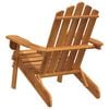 vidaXL Garden Chair Natural wood Solid Acacia wood Standard Foldable