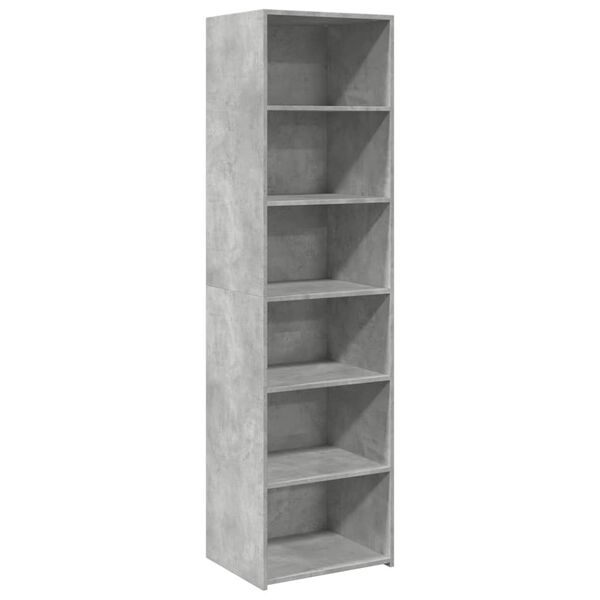 vidaXL Highboard Concrete grey Engineered wood Tall Highboard