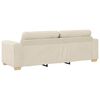 vidaXL Sofa Beige 87.01 x 30.71 x 31.50 in Linen-blend Fabric