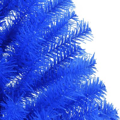 vidaXL Artificial Half Christmas Tree with Stand Blue 4 ft PVC