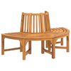 vidaXL Tree Bench Reddish Brown Solid Eucalyptus Wood with an Oil Finish