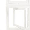 vidaXL Room Divider 6 Panels White Solid Wood Paulownia