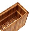 vidaXL Raised Bed Natural wood color Solid acacia wood 39.4x11.8x19.7 in