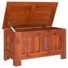 vidaXL Storage Chest Brown Solid acacia wood, engineered wood